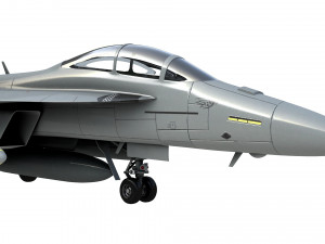 boeing fa 18ef super hornet block iii fighter jet 3D Model
