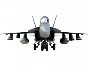 boeing fa 18ef super hornet block iii fighter jet 3D Model