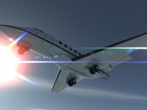 british aerospace 125 private jet 3D Model