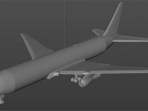 british airways 767 commercial airplane 3D Model