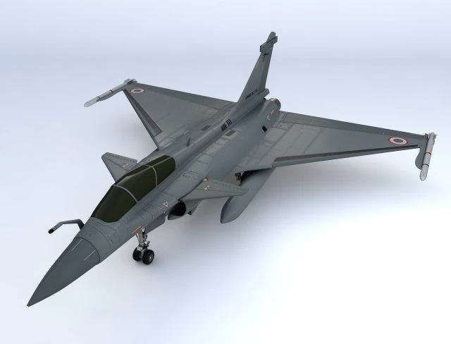 dassault rafale fighter jet 3D Model .c4d .max .obj .3ds .fbx .stl .blend