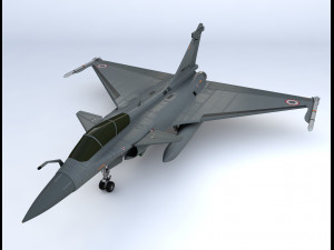 dassault rafale fighter jet 3D Model