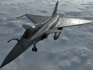 dassault rafale fighter jet 3D Model