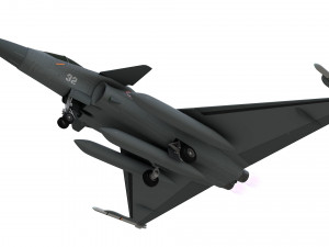 dassault rafale fighter jet Model 3D