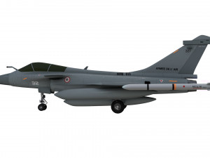 dassault rafale fighter jet Model 3D