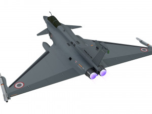 dassault rafale fighter jet Model 3D