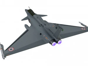 dassault rafale fighter jet 3D Model