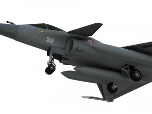 dassault rafale fighter jet 3D Model