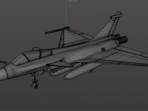 dassault rafale fighter jet Model 3D