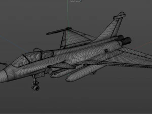 dassault rafale fighter jet 3D Model