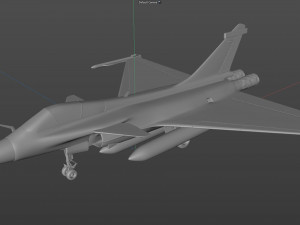 dassault rafale fighter jet Model 3D
