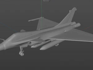 dassault rafale fighter jet 3D Model
