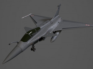 dassault rafale fighter jet Model 3D