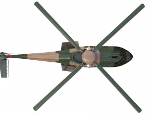 eurocopter as 332 superpuma helicopter military Modelo 3D