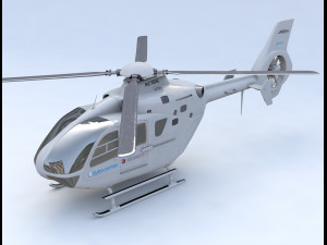 eurocopter ec 135 helicopter 3D Model