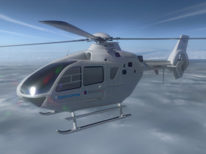 eurocopter ec 135 helicopter 3D Model