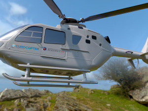 eurocopter ec 135 helicopter 3D Model
