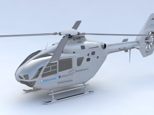 eurocopter ec 135 helicopter 3D Model