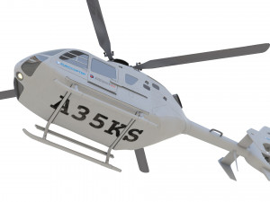 eurocopter ec 135 helicopter 3D Model