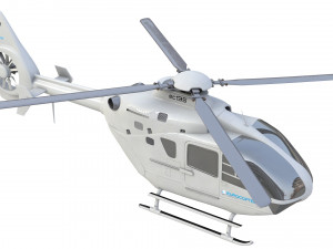eurocopter ec 135 helicopter 3D Model