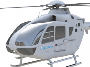 eurocopter ec 135 helicopter 3D Model