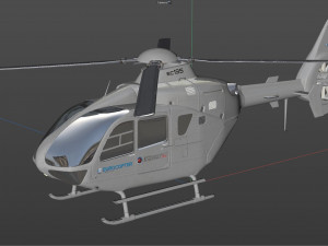 eurocopter ec 135 helicopter 3D Model
