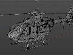 eurocopter ec 135 helicopter 3D Model