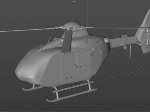eurocopter ec 135 helicopter 3D Model