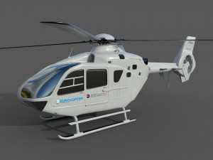 eurocopter ec 135 helicopter 3D Model