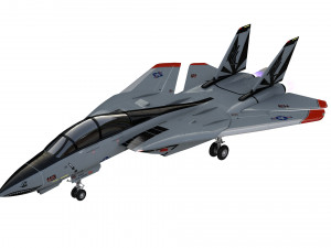 grumman f14 tomcat fighter jet Modelo 3D