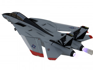 grumman f14 tomcat fighter jet Modelo 3D