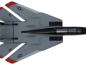 grumman f14 tomcat fighter jet 3D Model