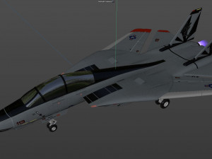grumman f14 tomcat fighter jet Modelo 3D