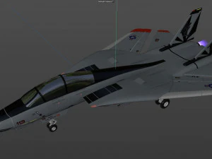 grumman f14 tomcat fighter jet 3D Model