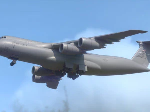lockheed c130 hercules commerical airplane 3D Model