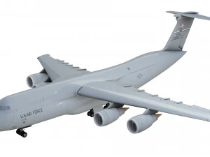 lockheed c130 hercules commerical airplane 3D Model