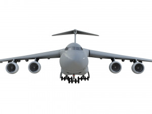 lockheed c130 hercules commerical airplane 3D Модель