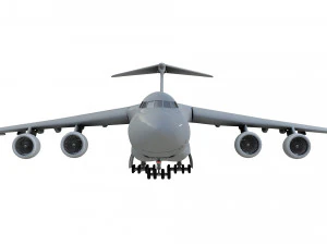 lockheed c130 hercules commerical airplane 3D Model