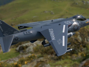 mcdonnell douglas av 8b harrier ii fighter jet 3D Model