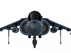 mcdonnell douglas av 8b harrier ii fighter jet 3D Model