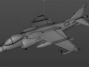 jet tempur mcdonnell douglas av 8b harrier ii Model 3D