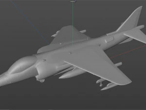 jet tempur mcdonnell douglas av 8b harrier ii Model 3D
