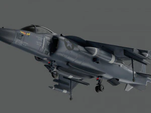 jet tempur mcdonnell douglas av 8b harrier ii Model 3D