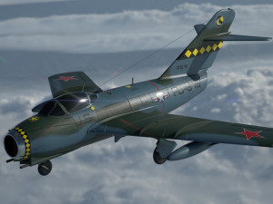 mikoyan gurevich mig 15 fighter jet 3Dモデル