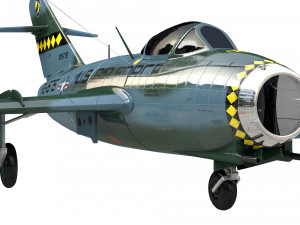 mikoyan gurevich mig 15 fighter jet 3Dモデル