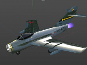 mikoyan gurevich mig 15 fighter jet 3Dモデル