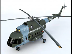 elicottero mil mi 8 Modello 3D