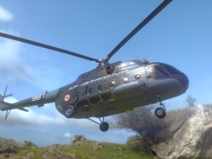 mil mi 8 helicopter 3D Model