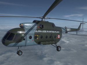 mil mi 8 helicopter 3D Model