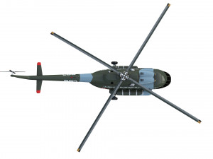 mil mi 8 helicopter 3D Model